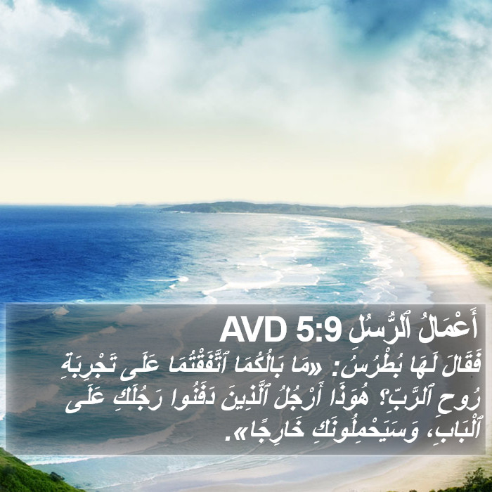 أَعْمَالُ ٱلرُّسُلِ 5:9 AVD Bible Study