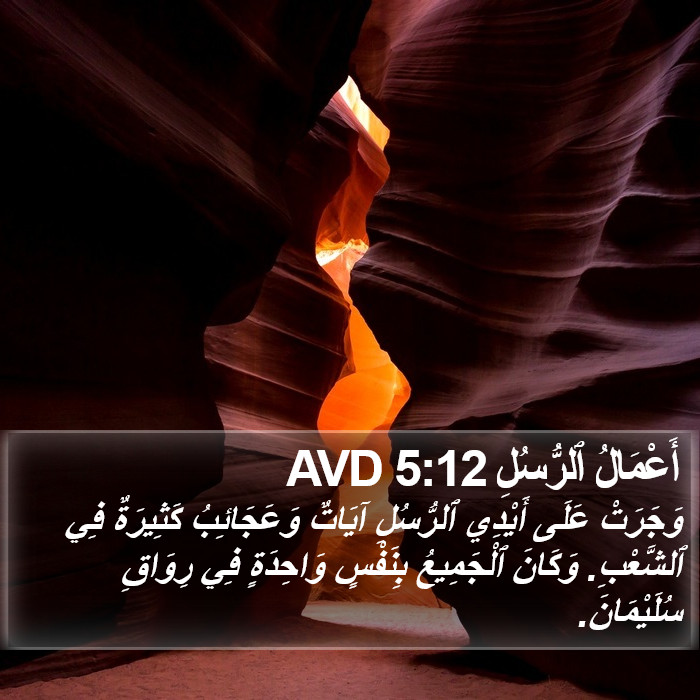 أَعْمَالُ ٱلرُّسُلِ 5:12 AVD Bible Study