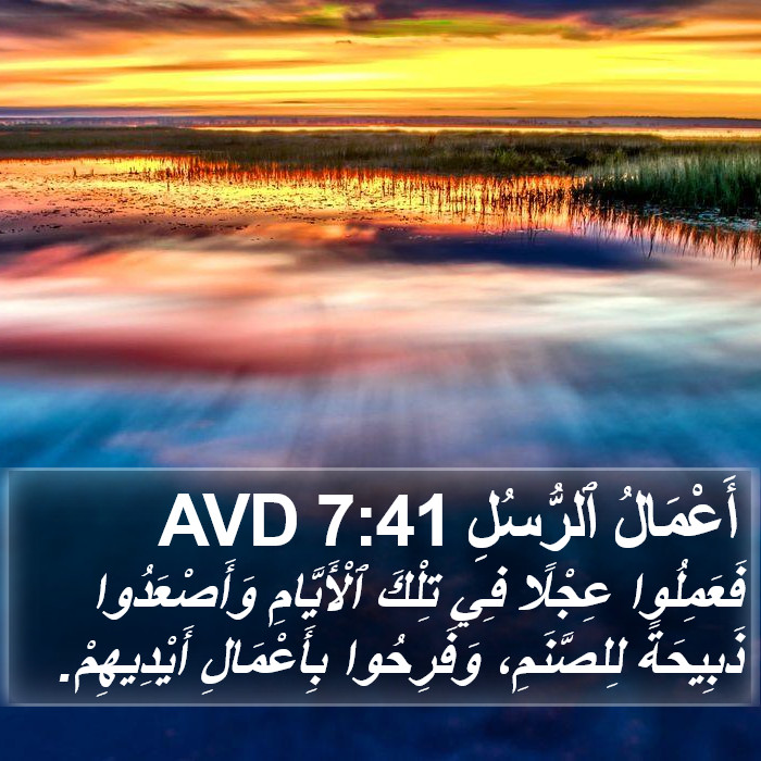 أَعْمَالُ ٱلرُّسُلِ 7:41 AVD Bible Study
