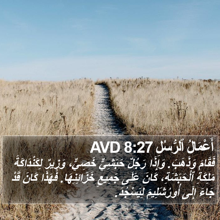 أَعْمَالُ ٱلرُّسُلِ 8:27 AVD Bible Study