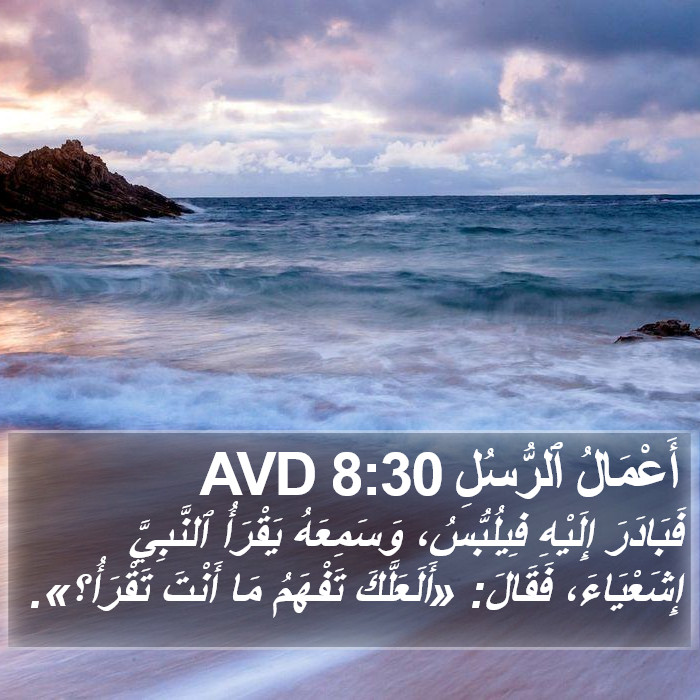 أَعْمَالُ ٱلرُّسُلِ 8:30 AVD Bible Study