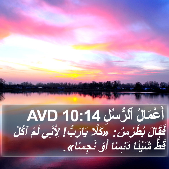 أَعْمَالُ ٱلرُّسُلِ 10:14 AVD Bible Study