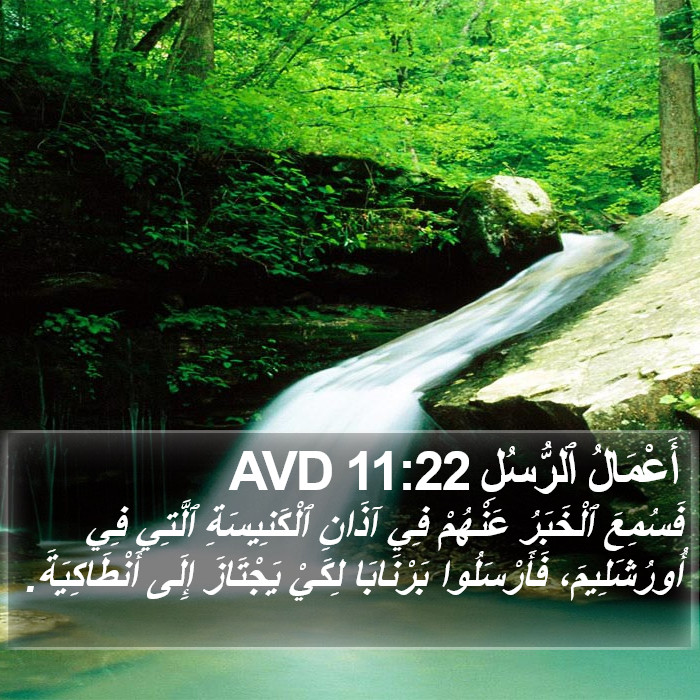 أَعْمَالُ ٱلرُّسُلِ 11:22 AVD Bible Study