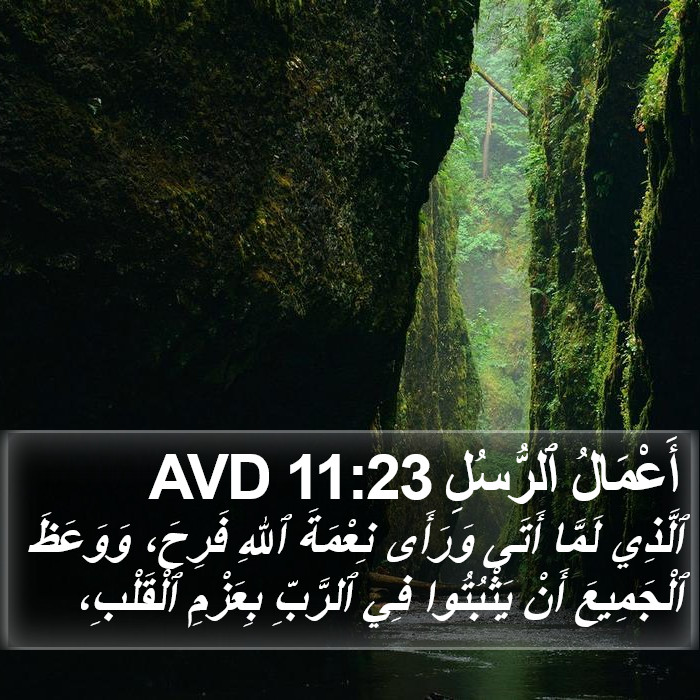 أَعْمَالُ ٱلرُّسُلِ 11:23 AVD Bible Study