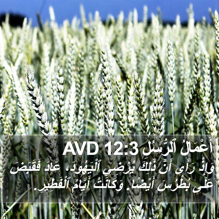 أَعْمَالُ ٱلرُّسُلِ 12:3 AVD Bible Study