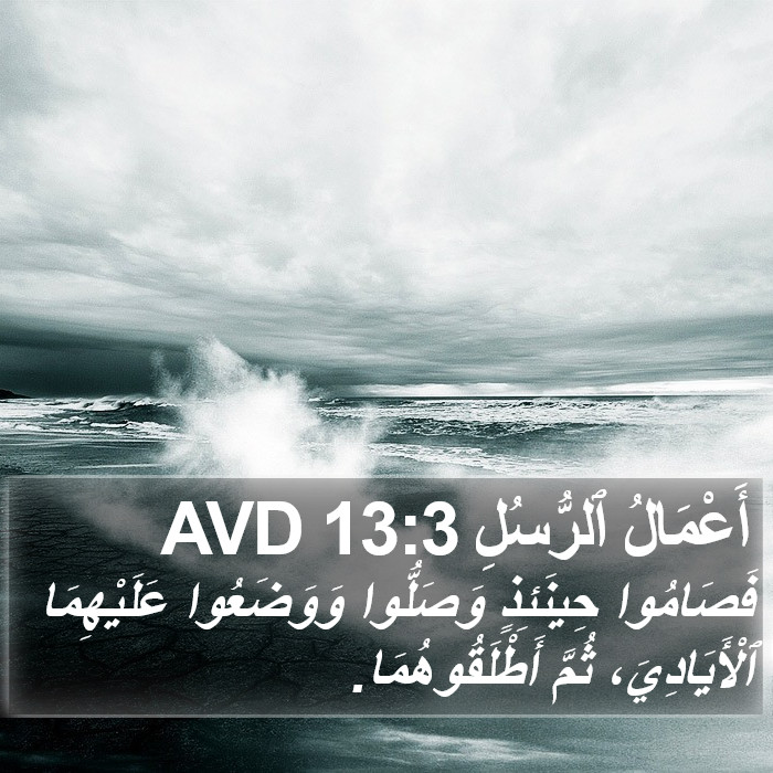 أَعْمَالُ ٱلرُّسُلِ 13:3 AVD Bible Study