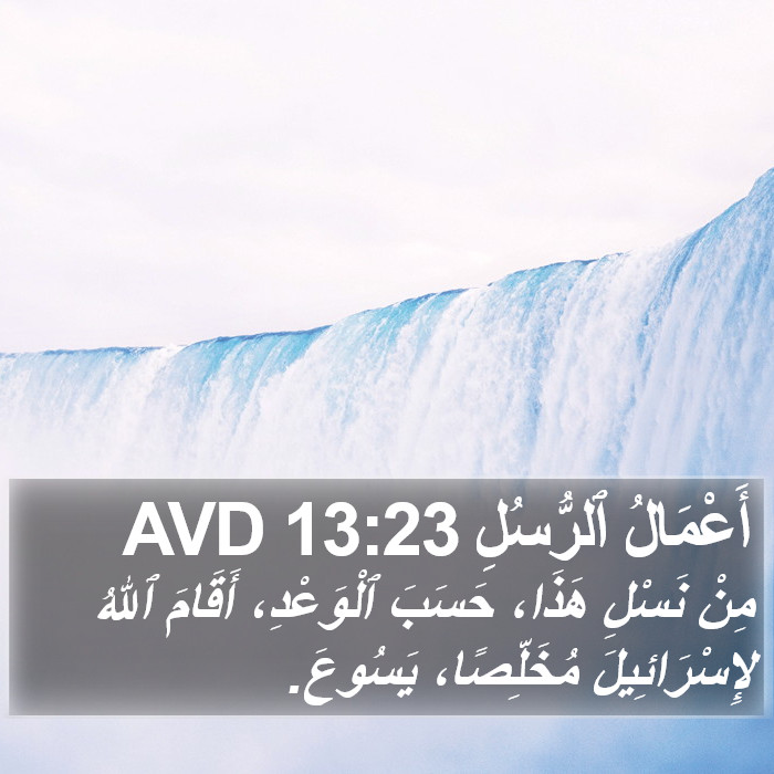 أَعْمَالُ ٱلرُّسُلِ 13:23 AVD Bible Study
