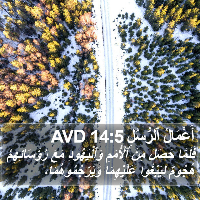 أَعْمَالُ ٱلرُّسُلِ 14:5 AVD Bible Study