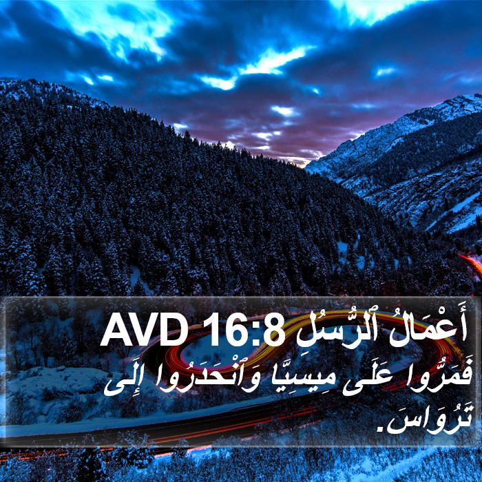 أَعْمَالُ ٱلرُّسُلِ 16:8 AVD Bible Study