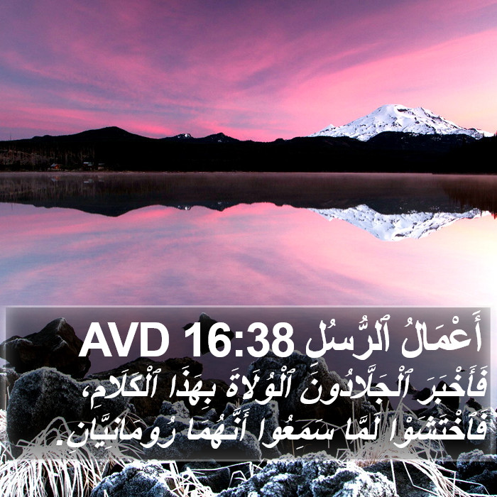 أَعْمَالُ ٱلرُّسُلِ 16:38 AVD Bible Study