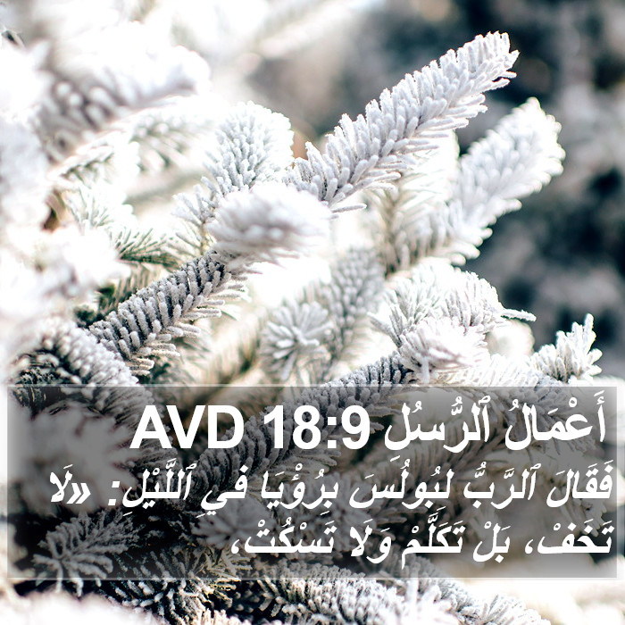 أَعْمَالُ ٱلرُّسُلِ 18:9 AVD Bible Study