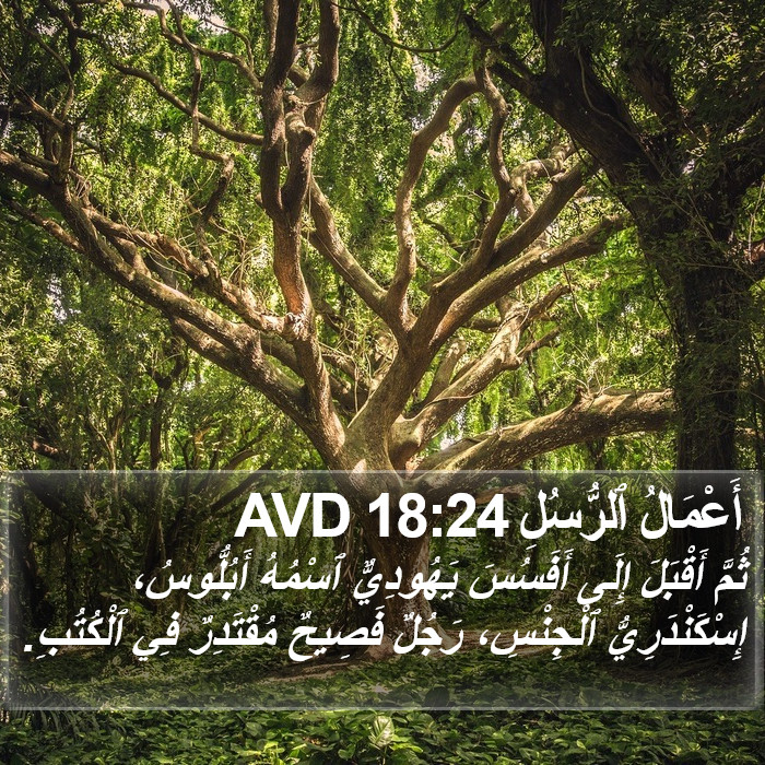 أَعْمَالُ ٱلرُّسُلِ 18:24 AVD Bible Study