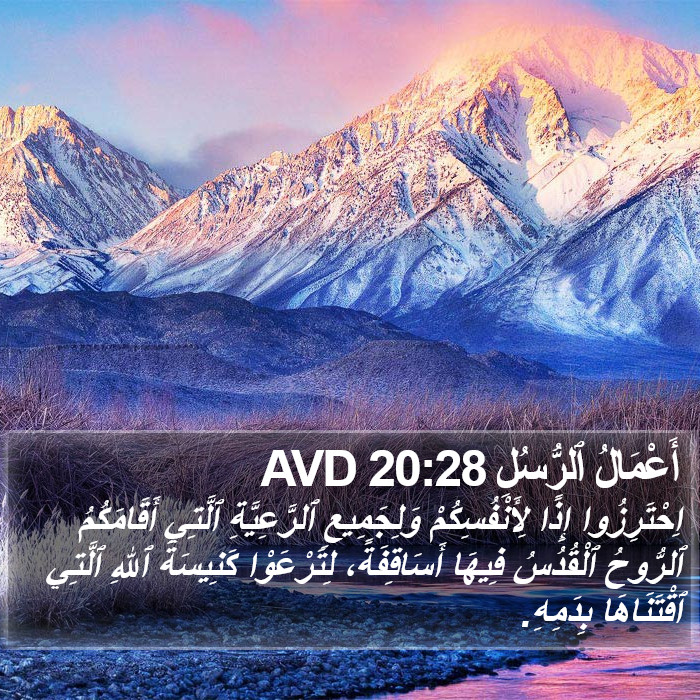 أَعْمَالُ ٱلرُّسُلِ 20:28 AVD Bible Study