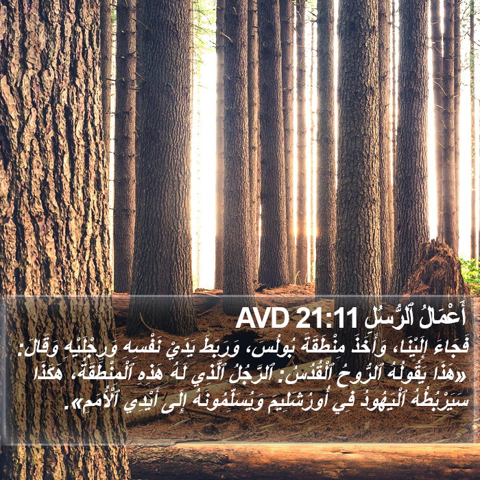 أَعْمَالُ ٱلرُّسُلِ 21:11 AVD Bible Study