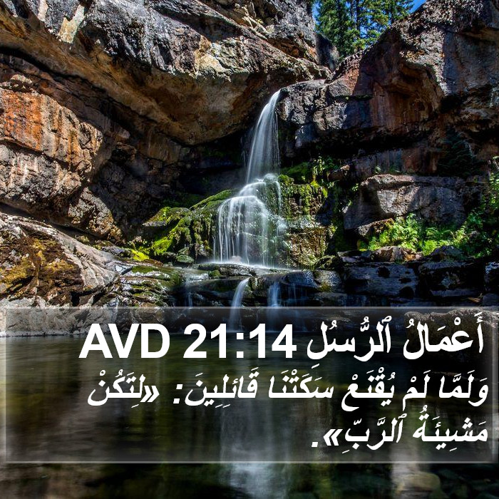 أَعْمَالُ ٱلرُّسُلِ 21:14 AVD Bible Study