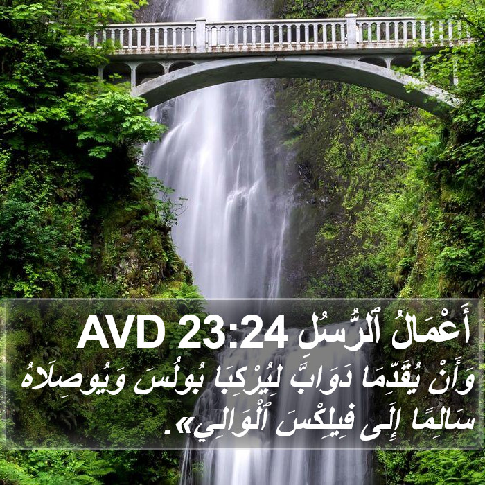 أَعْمَالُ ٱلرُّسُلِ 23:24 AVD Bible Study