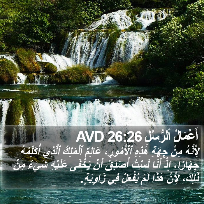 أَعْمَالُ ٱلرُّسُلِ 26:26 AVD Bible Study