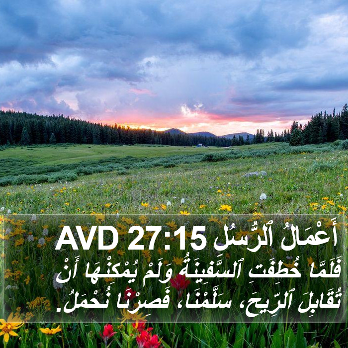 أَعْمَالُ ٱلرُّسُلِ 27:15 AVD Bible Study