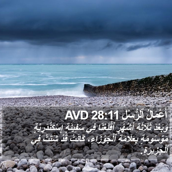 أَعْمَالُ ٱلرُّسُلِ 28:11 AVD Bible Study