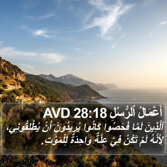 أَعْمَالُ ٱلرُّسُلِ 28:18 AVD Bible Study