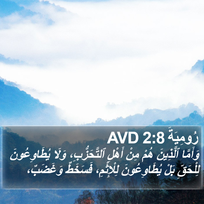 رُومِيَةَ 2:8 AVD Bible Study