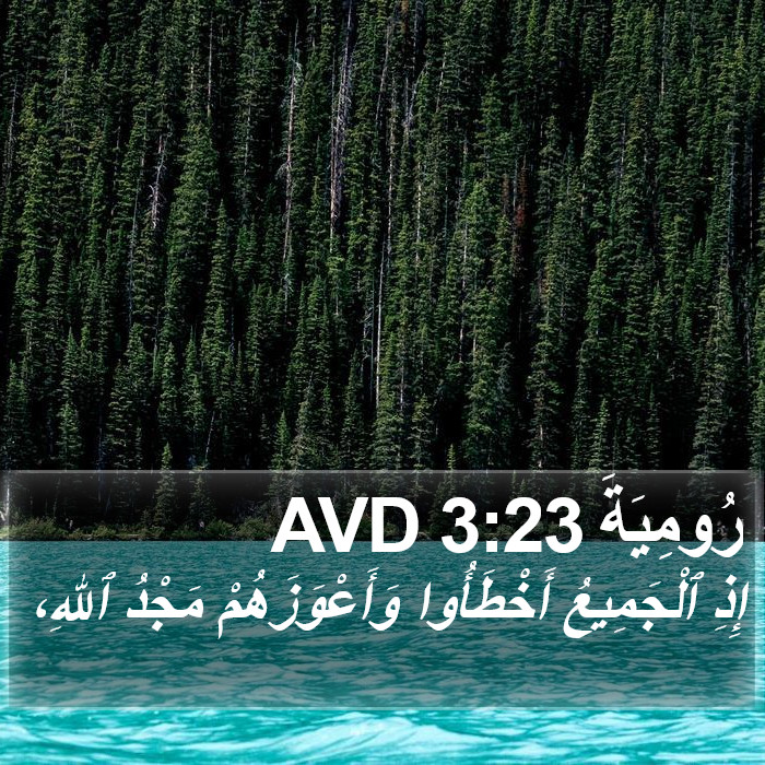 رُومِيَةَ 3:23 AVD Bible Study