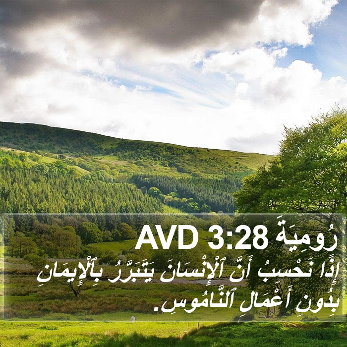 رُومِيَةَ 3:28 AVD Bible Study