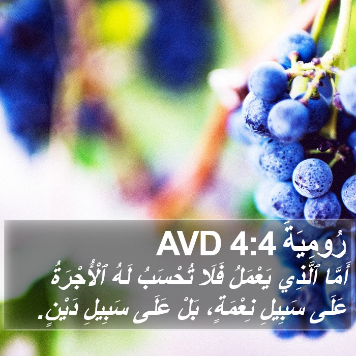 رُومِيَةَ 4:4 AVD Bible Study