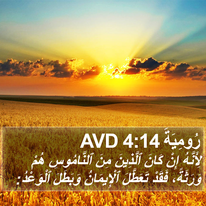 رُومِيَةَ 4:14 AVD Bible Study
