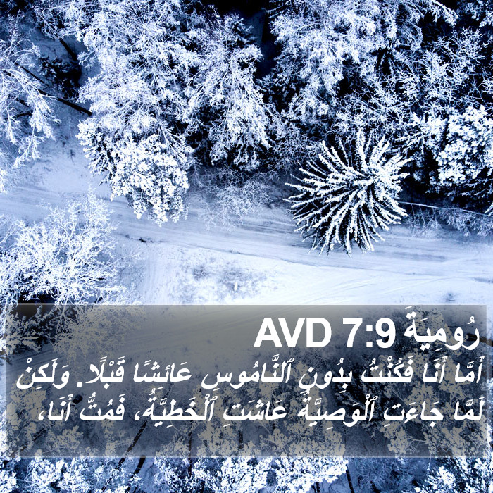 رُومِيَةَ 7:9 AVD Bible Study