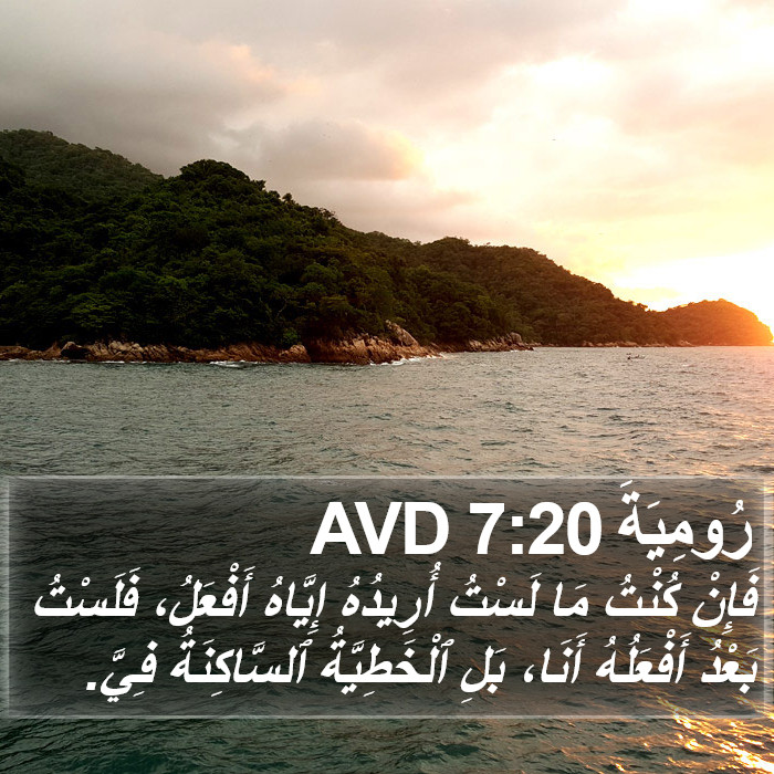 رُومِيَةَ 7:20 AVD Bible Study