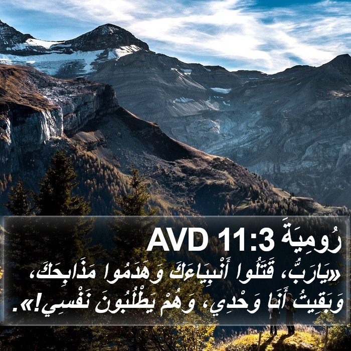 رُومِيَةَ 11:3 AVD Bible Study