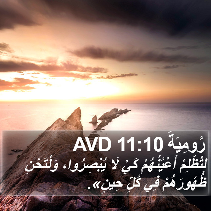 رُومِيَةَ 11:10 AVD Bible Study