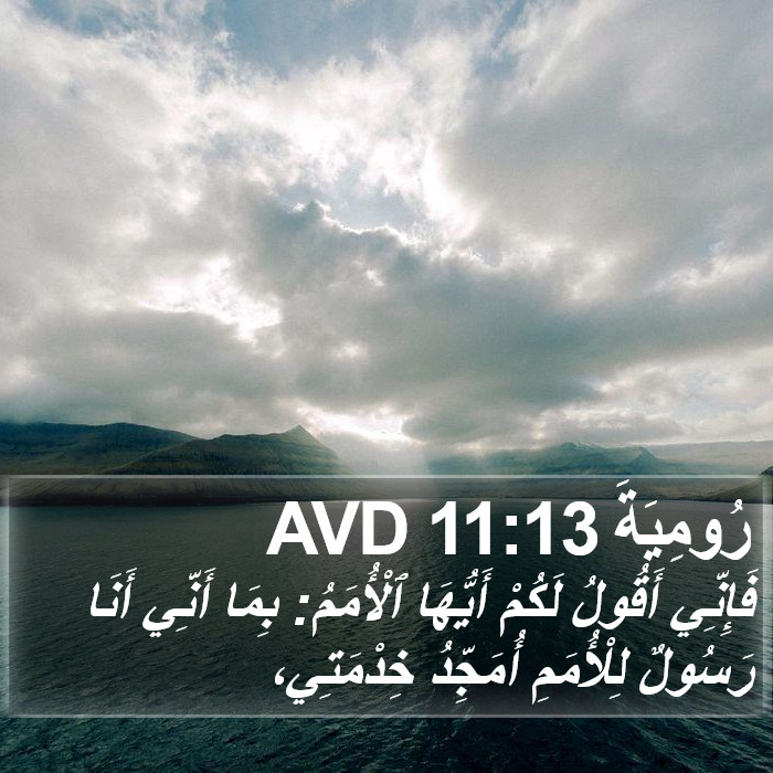 رُومِيَةَ 11:13 AVD Bible Study