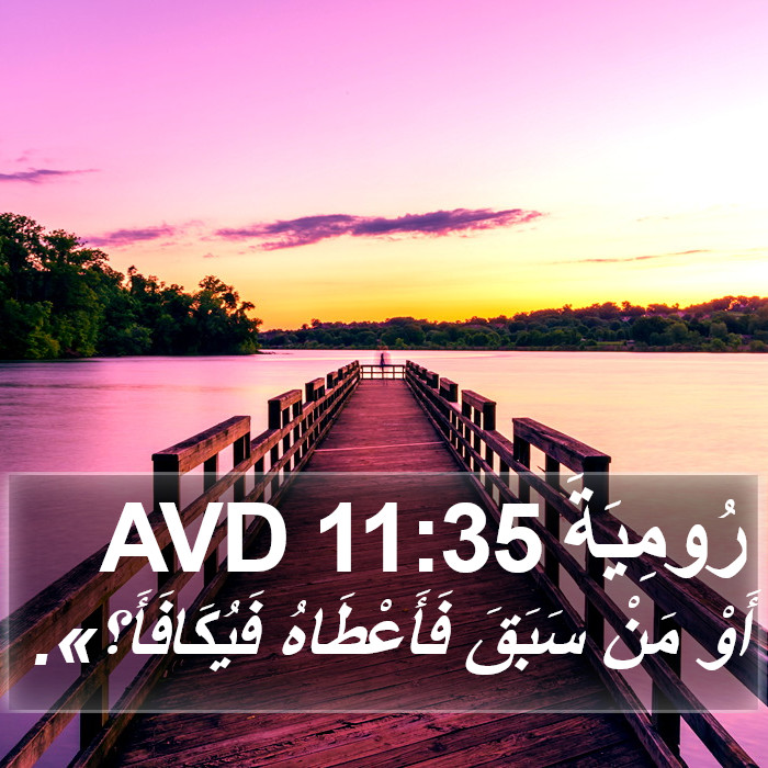 رُومِيَةَ 11:35 AVD Bible Study