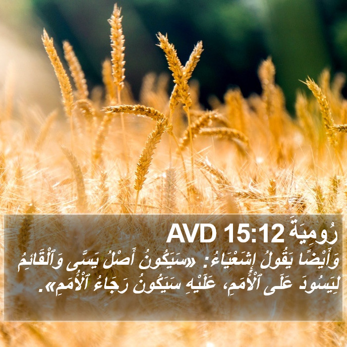 رُومِيَةَ 15:12 AVD Bible Study