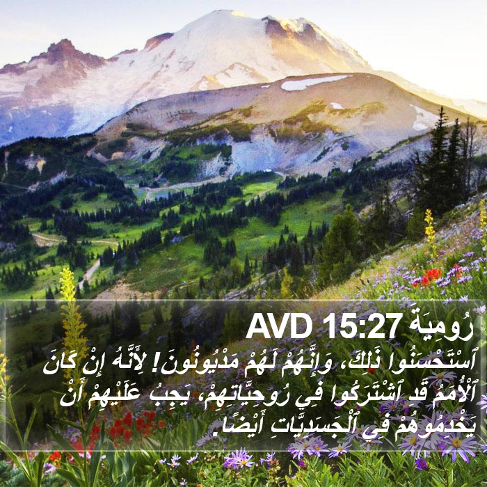 رُومِيَةَ 15:27 AVD Bible Study