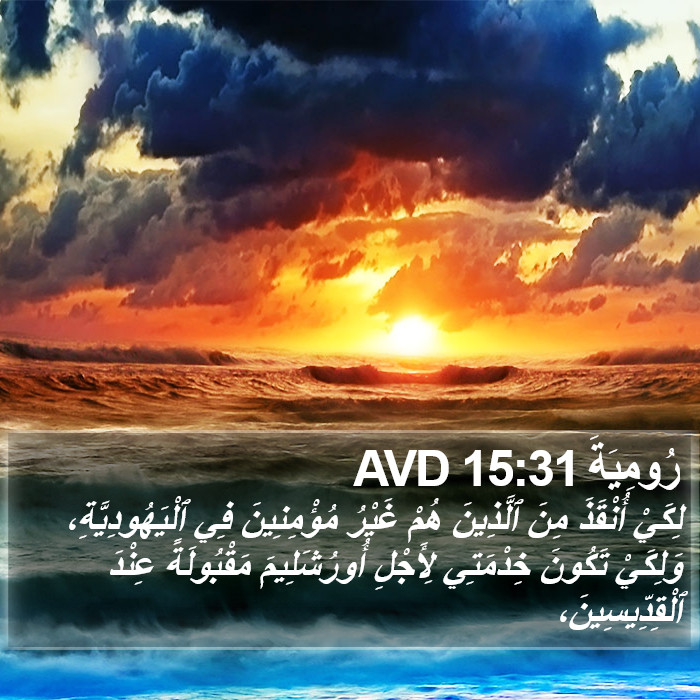 رُومِيَةَ 15:31 AVD Bible Study