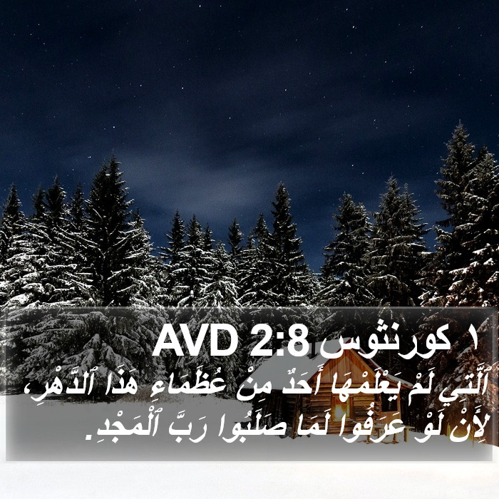 ١ كورنثوس 2:8 AVD Bible Study