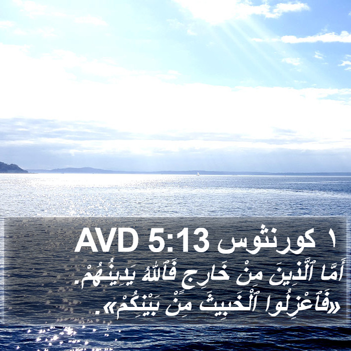 ١ كورنثوس 5:13 AVD Bible Study