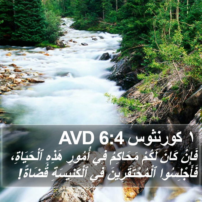 ١ كورنثوس 6:4 AVD Bible Study