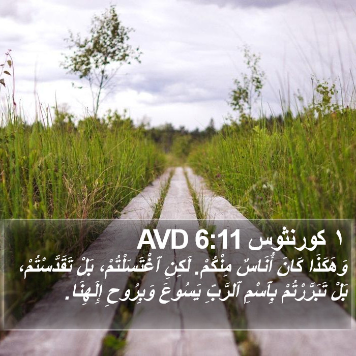 ١ كورنثوس 6:11 AVD Bible Study