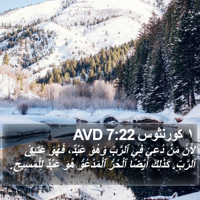 ١ كورنثوس 7:22 AVD Bible Study