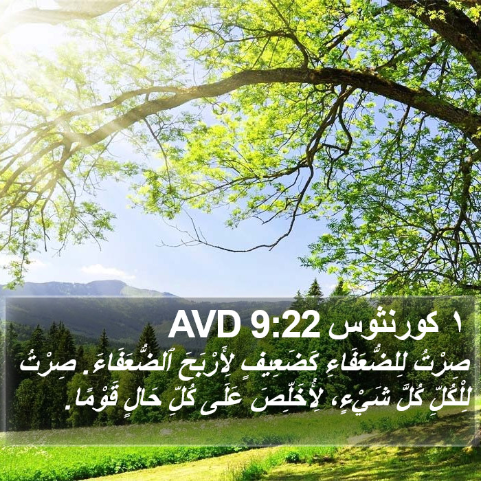 ١ كورنثوس 9:22 AVD Bible Study