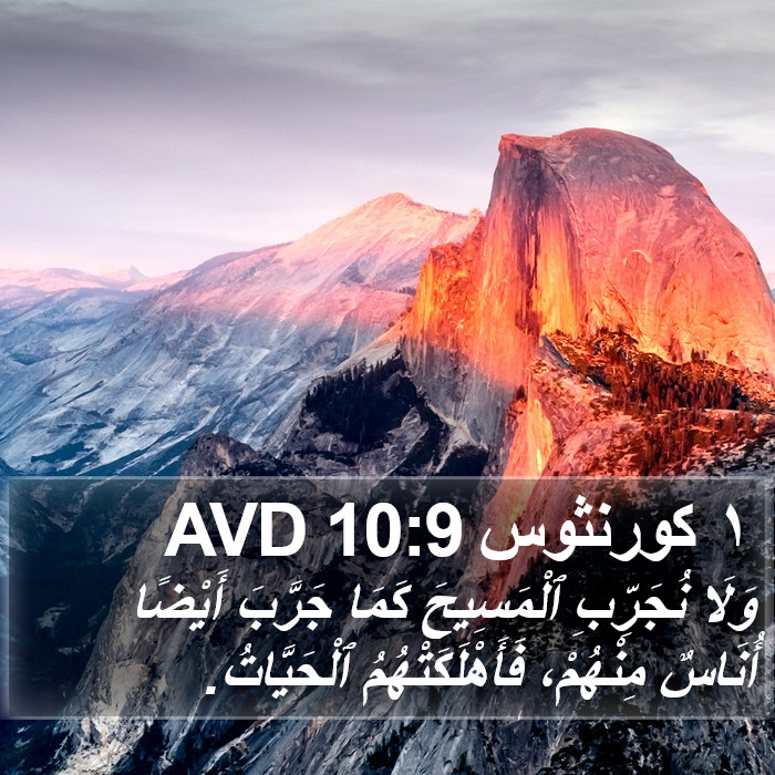 ١ كورنثوس 10:9 AVD Bible Study