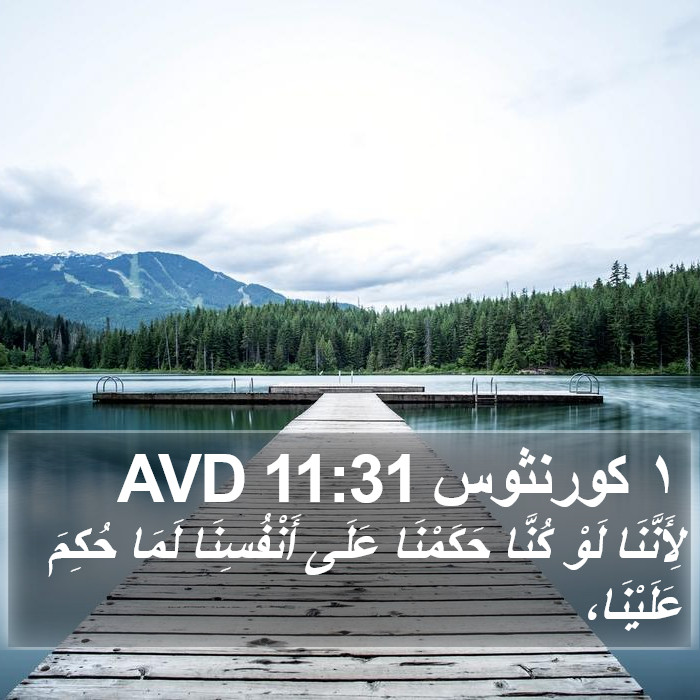 ١ كورنثوس 11:31 AVD Bible Study