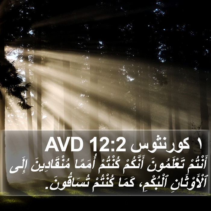 ١ كورنثوس 12:2 AVD Bible Study