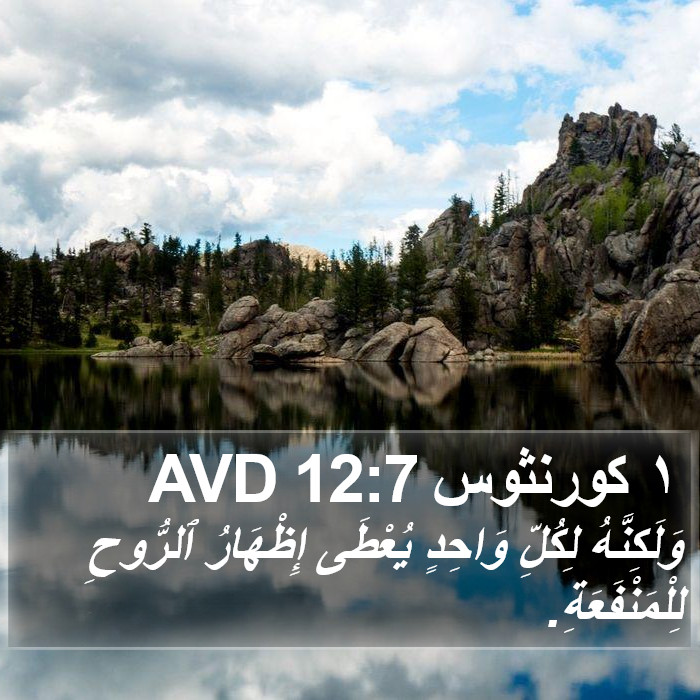 ١ كورنثوس 12:7 AVD Bible Study