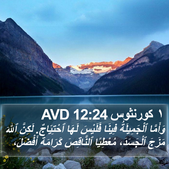 ١ كورنثوس 12:24 AVD Bible Study