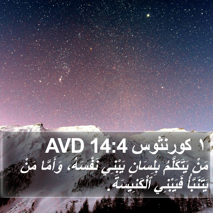 ١ كورنثوس 14:4 AVD Bible Study